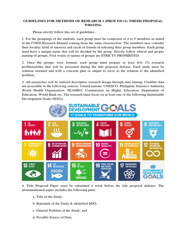 Guidelines For Thesis Writing Pdf Thesis