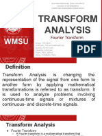 Transform Analysis