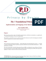 Privacy by Design: The 7 Foundational Principles