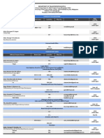 Updated DOTr Directory As of 29 October 2021