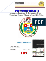 Portafolio Pedagogico Iep 70315 2022