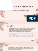 Gender & Kesehatan Reproduksi