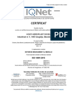 ISO 14001 - Konti Hidroplast 2 ROM
