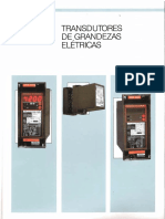 Medidores de grandezas elétricas: transdutores de corrente TIAR 1000/2000