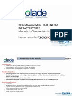 1 OLADE Risk Management Course Module 1 Climate Databases 1