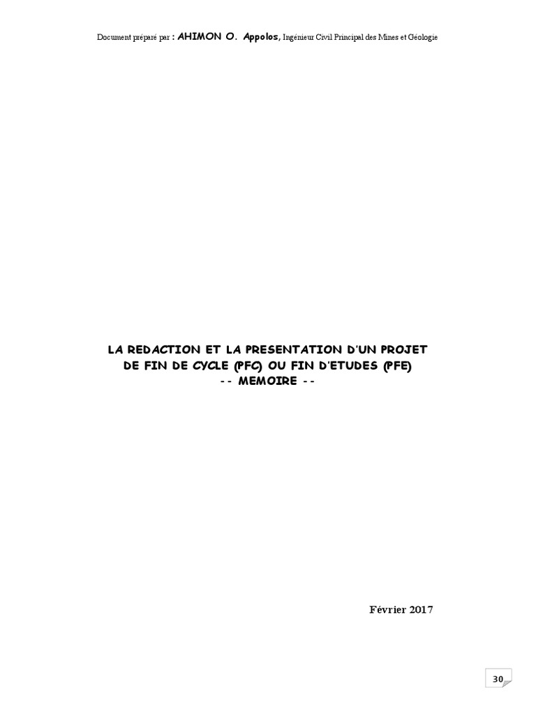 Guide Référencement Mémoire PFE/PFC | PDF | Histogramme | Science