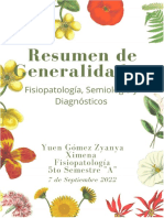 Resumen Generalidades Fisiopatologia, Semiologia y Diagnosticos