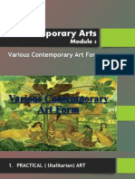 Contemporary Arts Module 3