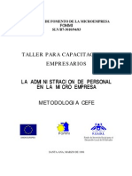 Cefe - Taller para Capacitacion A Empresarios