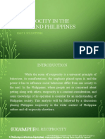 Reciprocity in the Lowland Philippines: Norms of Utang Na Loob and Cultural Context