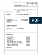 Toluene Commercial Grade: Safety Data Sheet