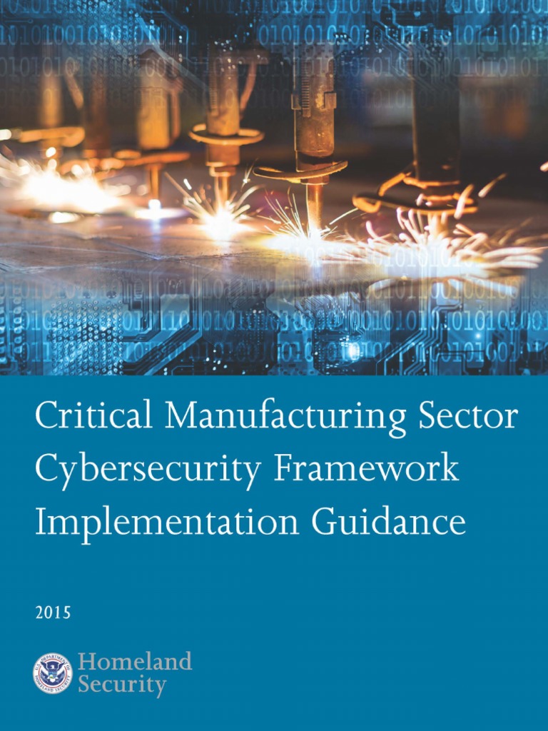 Critical Manufacturing Cybersecurity Guide | PDF | Computer Security ...