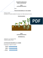 Actividades Didácicas Conocimiento 2018 Plantas y Animales