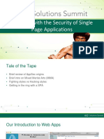 Session 2 - SPArring With The Security of Single Page Applications
