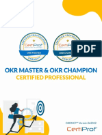 OKR Master CertiProf Espanol