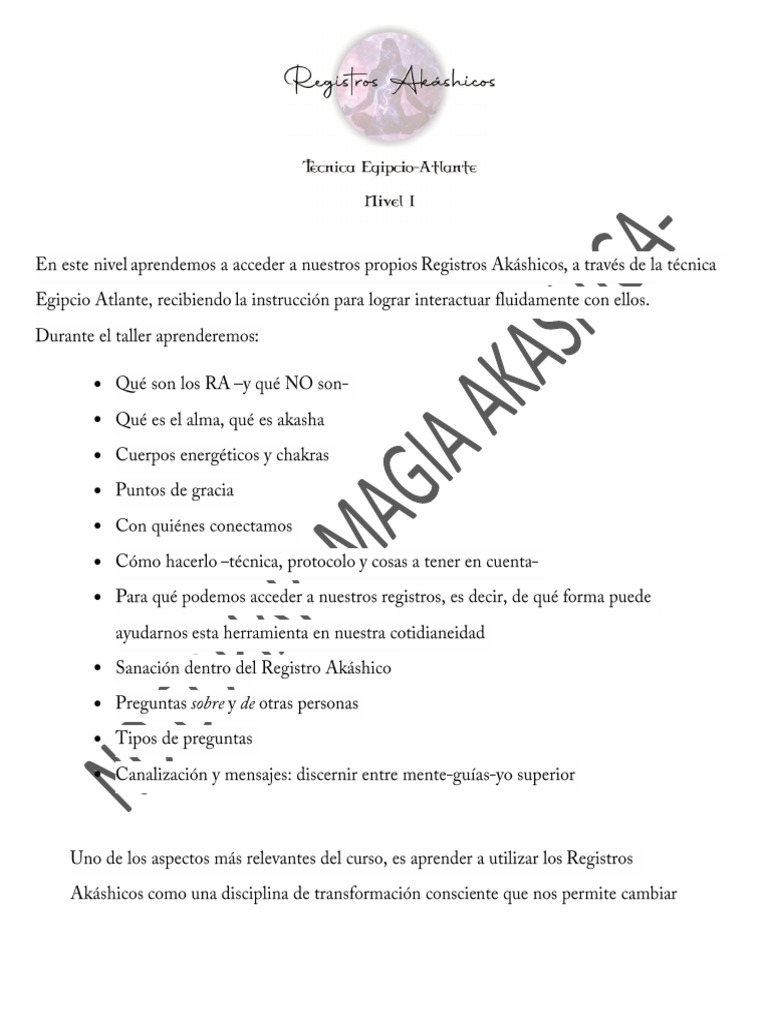 Registros Akashicos 1 y 2 PDF