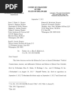 Letter Decision Resolving Defendants' Motion For Leave To Amend and Extend Case Schedule