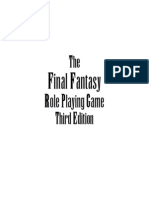 FFRPG Third Edition Core Rulebook