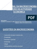 Visão global da macroeconomia e medição da actividade económica