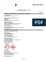 Safety Data Sheet for TASKI ROOM CARE R1 - PLUS Cleaner