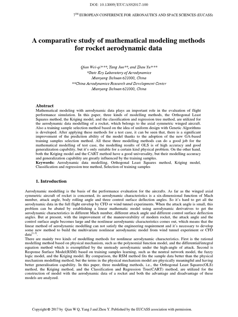 A Comparative Study Of Mathematical Modeling Methods Pdf Ordinary