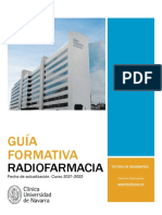 Programa Formativo Radiofarmacia Residentes 2022