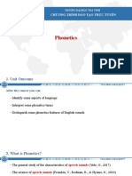 Phonetics: The Study of Speech Sounds