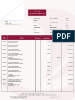 Bank statement transactions