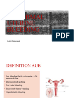 Abnormal Uterine Bleeding