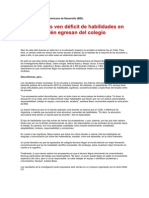 Estudio Del Banco Inter America No de Desarrollo