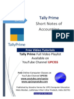 Tally Prime Notes