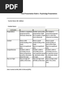 Download Psychology Presentation Rubric by jsullivan7 SN59259254 doc pdf