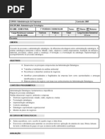 Plano de Ensino Adm Estratégica