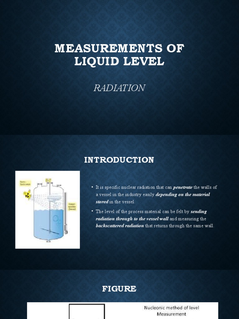 Measurements of Liquid Level | Download Free PDF | Gamma Ray | Radiation