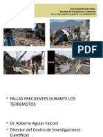 Fallas Frecuentes en Los Terremotos