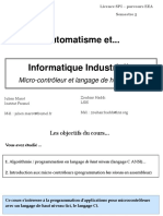 Informatique Industrielle L3 SPI EEA