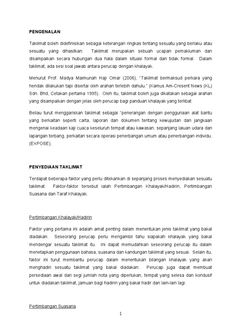 contoh teks pengucapan awam yang menarik dan ringkas