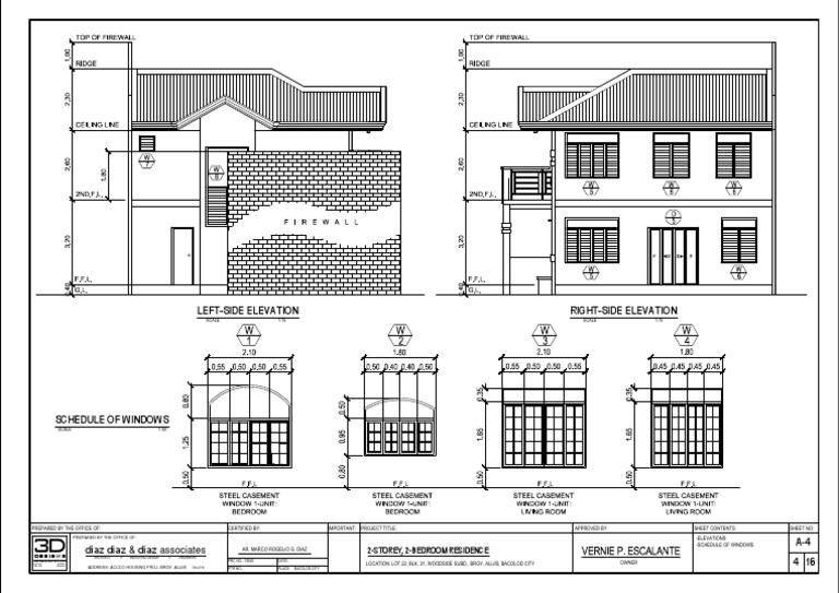 Left &right Side Elevation | PDF