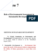 Lecture 7 - Role of EA SUSTAINABLE DEVELOPMENT