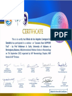 Certificate LEARN FROM THE LEGENDS