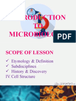 1) Introduction To Microbiology - Cell Structure
