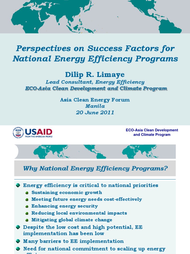 Success Factors for Energy Efficiency Programs | PDF | Efficient Energy ...