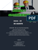 Residencia y Supervision de Obras