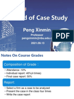 Lesson 1. Case Study Method For Comprehensive Trainning