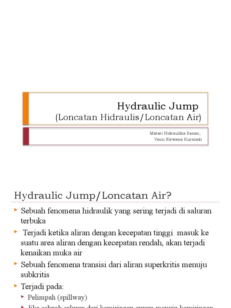 Hydraulic Jump PDF