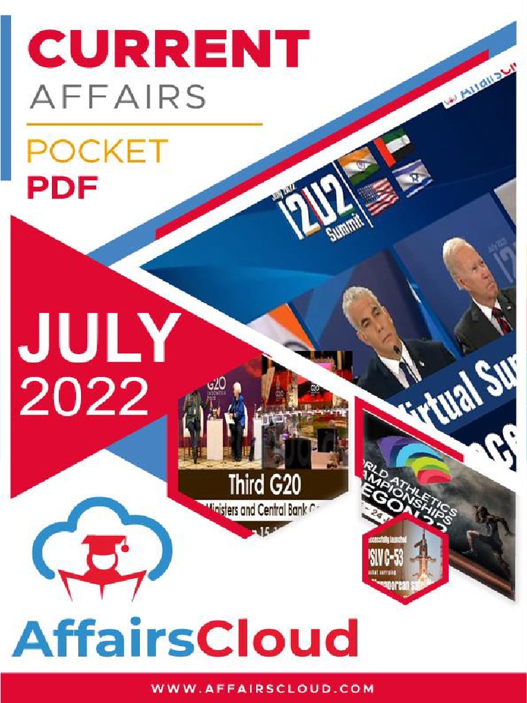 Current affairs pocket pdf july 2022 by affairscloud 1 pdf