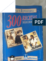 Libro 300 Recetas Seleccionadas Utilisima Argentina