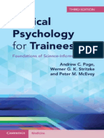 Clinical Psychology For Trainees 3rd Ed.