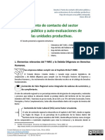 Boceto. Punto de Contacto Del Sector Público y Auto-Evaluación de Unidades Productivas