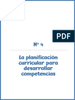 Cartilla 4 Planificación Curricular